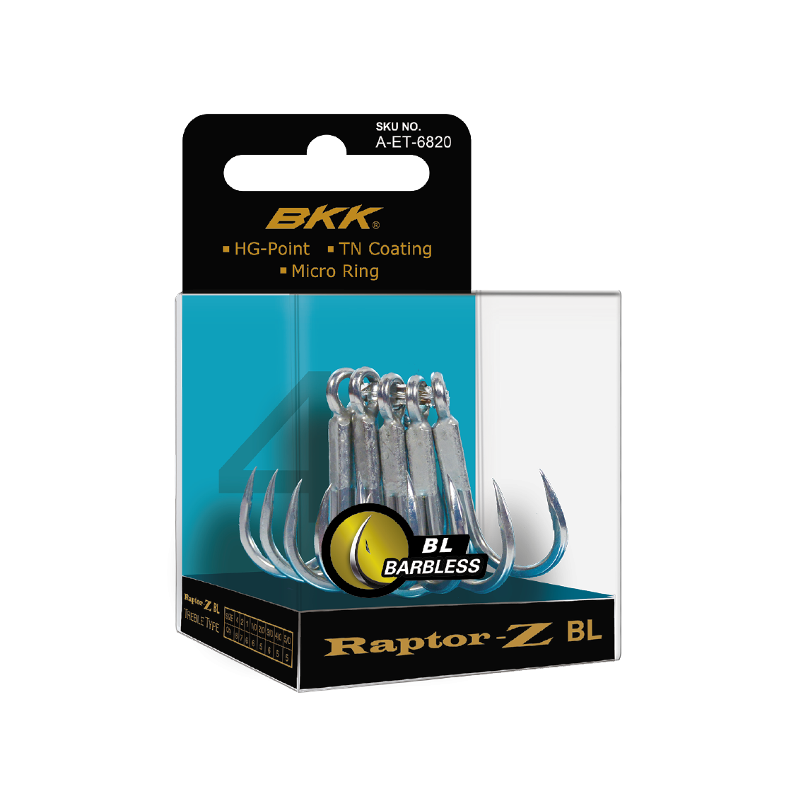 RAPTOR-Z barbless 2/0