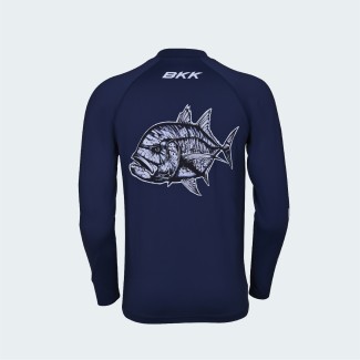 Long Sleeve Performance Shirt - Barramundi - Light Blue Taille L