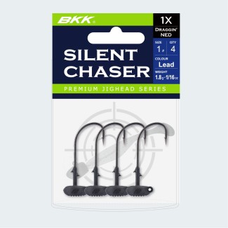 Silent Chaser-Draggin' NED, 1/16oz - 1/0# - Black