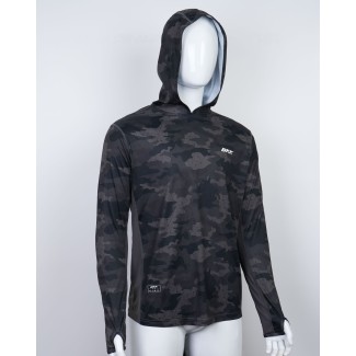 Long Sleeve Performance Shirt ( à capuche) - Camo - Taille M