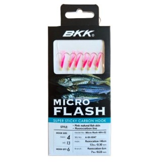 Micro Flash - NFA-02 (Pink fish skin + Green resin - Fluoro)#4 Jap