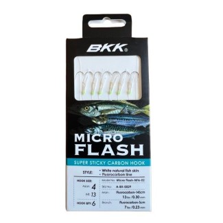 Micro Flash - NFA-02 (White fish skin + Green resin - Fluoro) #4 Jap