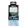 Micro Flash - NFA-02 (Natural fish skin + Red resin - Fluoro)#4 Jap
