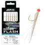 Micro Flash - NFA-02 (Natural fish skin + Red resin - Fluoro)#4 Jap