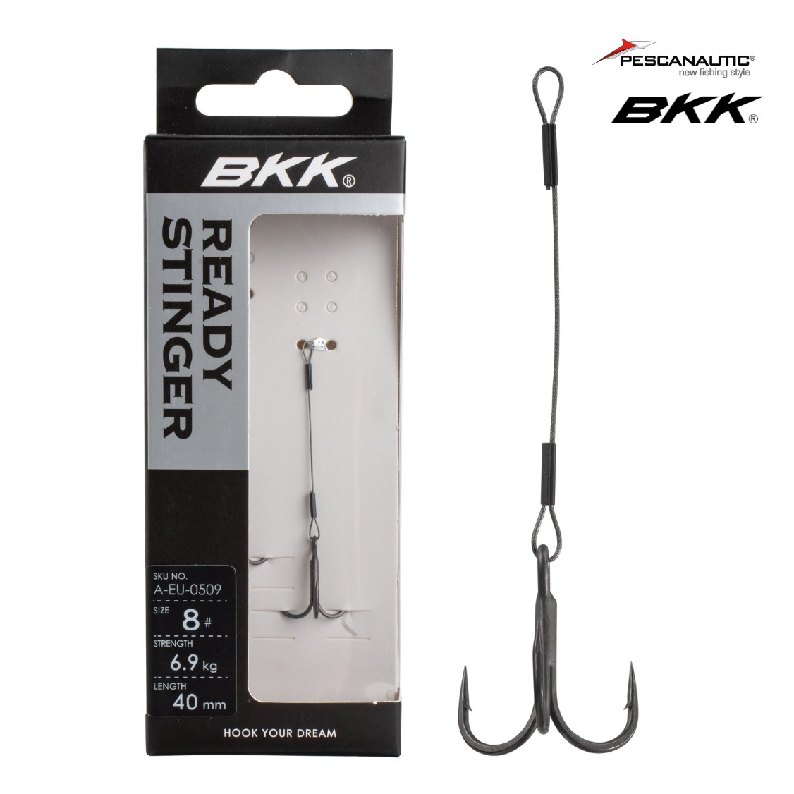 Spear Stinger - 7x7 Wire (Zander)#8 4cm, 7kg (x2)