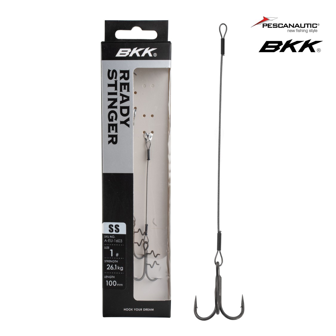 Spear Stinger HD - 7x7 Wire (Pike)#2        9cm, 26kg  (x2)