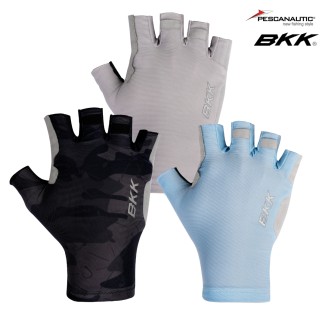 Flamingo Half Finger Gloves 1 Light Blue M