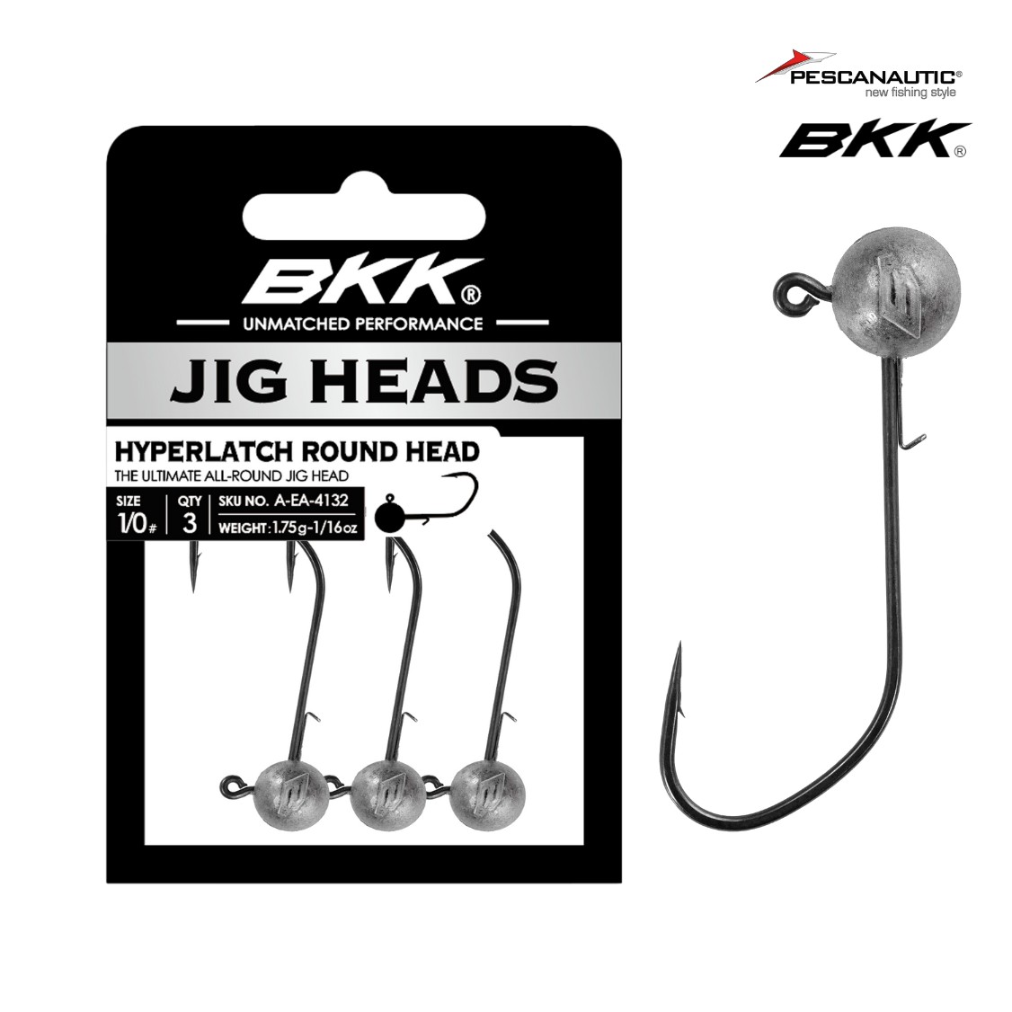 Hyperlatch - Round Head 1.4g - 2# (x3)