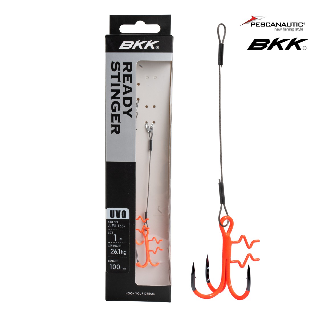 Assit Spear UVO Stinger HD - 7x7 Wire (Pike)#1 10cm, 26kg (x2)