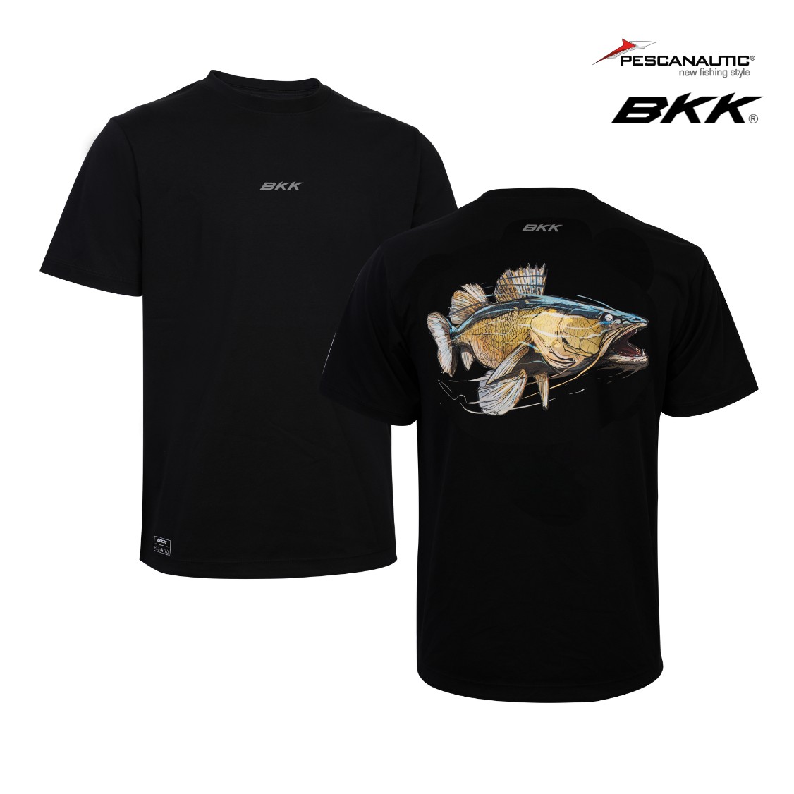 T-Shirt manches courtes - Casual Shirt-Zander  Black  Taille M