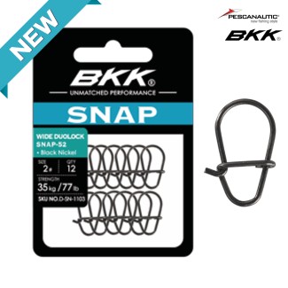 WIDE DUOLOCK SNAP-52 (Black Nickel)0#  sachet de  12