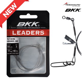 7x7 Wire leader - Allround (Duolock Snap)15cm, 9kg (x2)