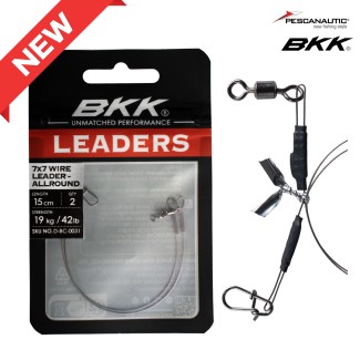 7x7 Wire leader - HD (Pike Snap)40Cm, 18kg (x2)