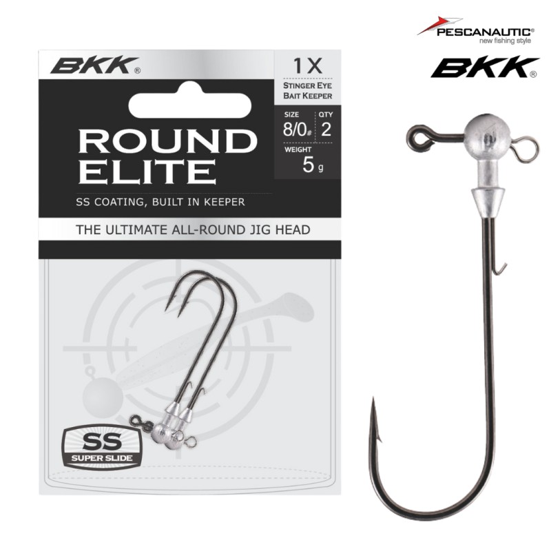 Bkk Round Elite-classic Bait Keeper Bl.20pz-5gr-4/0# - Jig Head
