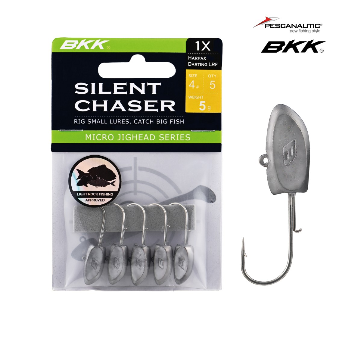 Silent Chaser -  Harpax Darting LRF 6#, 1.8g