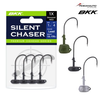 Silent Chaser-Draggin' NED, 1/16oz - 1/0# - Black