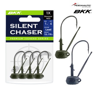 Silent Chaser-Draggin' NED W., 1/16oz - 1/0# - Black