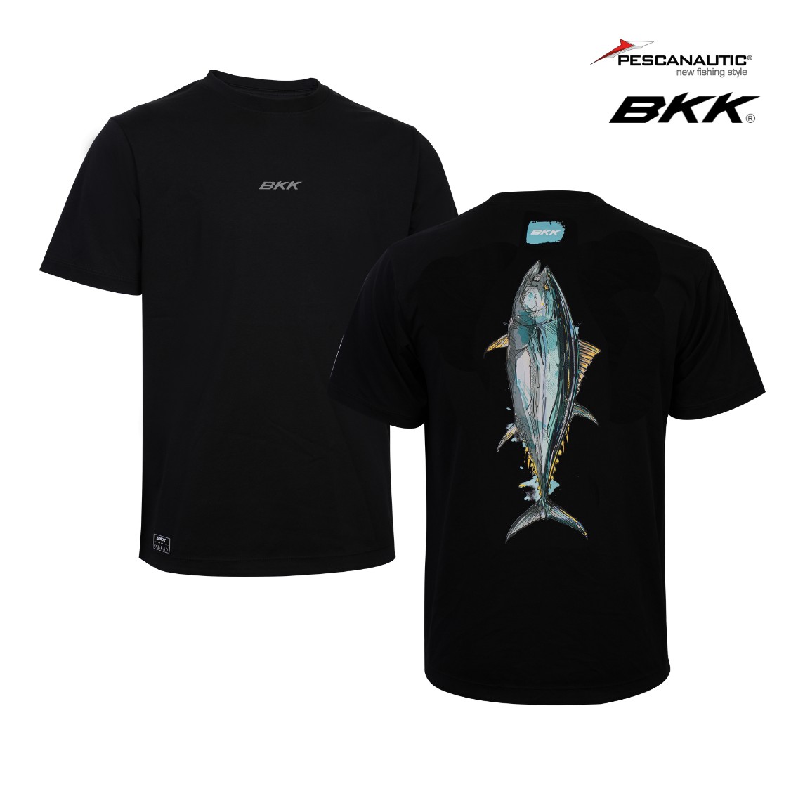 T-Shirt manches courtes- Casual Shirt-Tuna  Black  Taille S T-Shirt manches courtes- Casual Shirt-Tuna  Black  Taille S