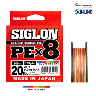 SIGLON BRAID 8X 200 m Multicolor PE 0.8 (0,153 mm)