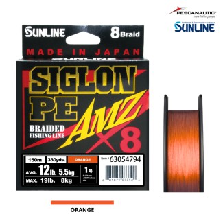SIGLON PEx8 AMZ 150M(OR) #0.6/8LB