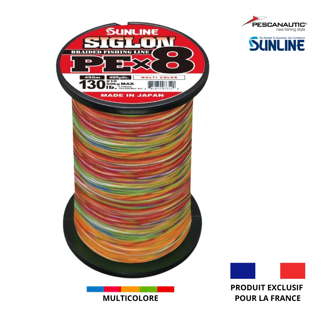 SIGLON BRAID 8X TUNA BROUME Multico 450m PE 8.0 100 LB (0,48) SIGLON BRAID 8X TUNA BROUME Multico 450m PE 8.0 100 LB (0,48)