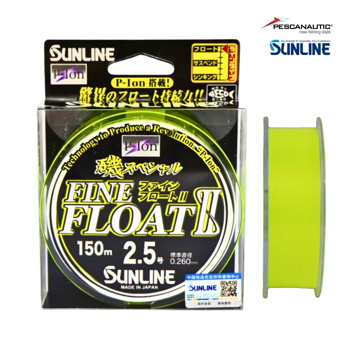 Fine Float 150m Size 1.5 ( 0,205mm)