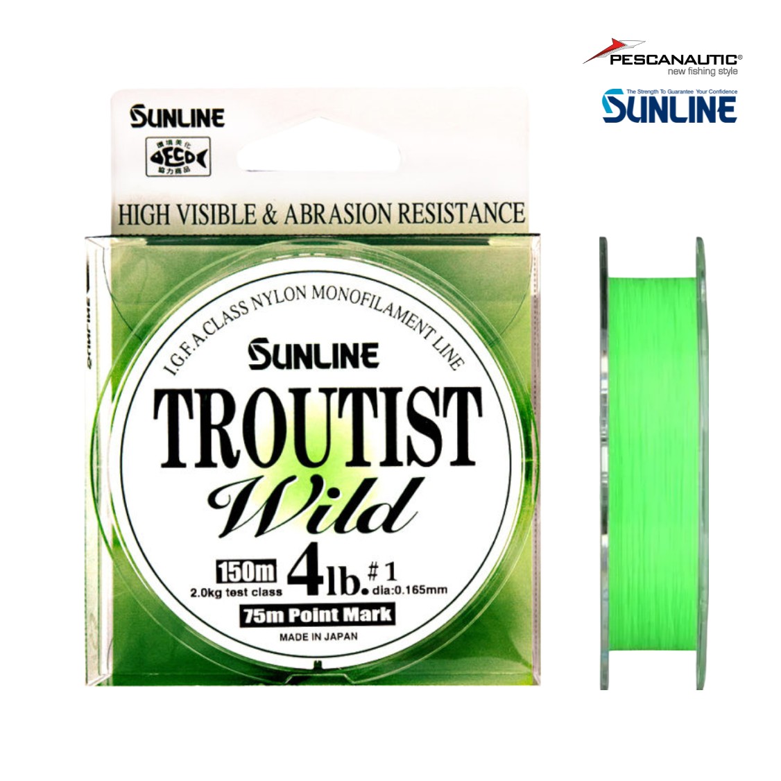 Troutist Wild 150m Size 0.6  (0,128mm)