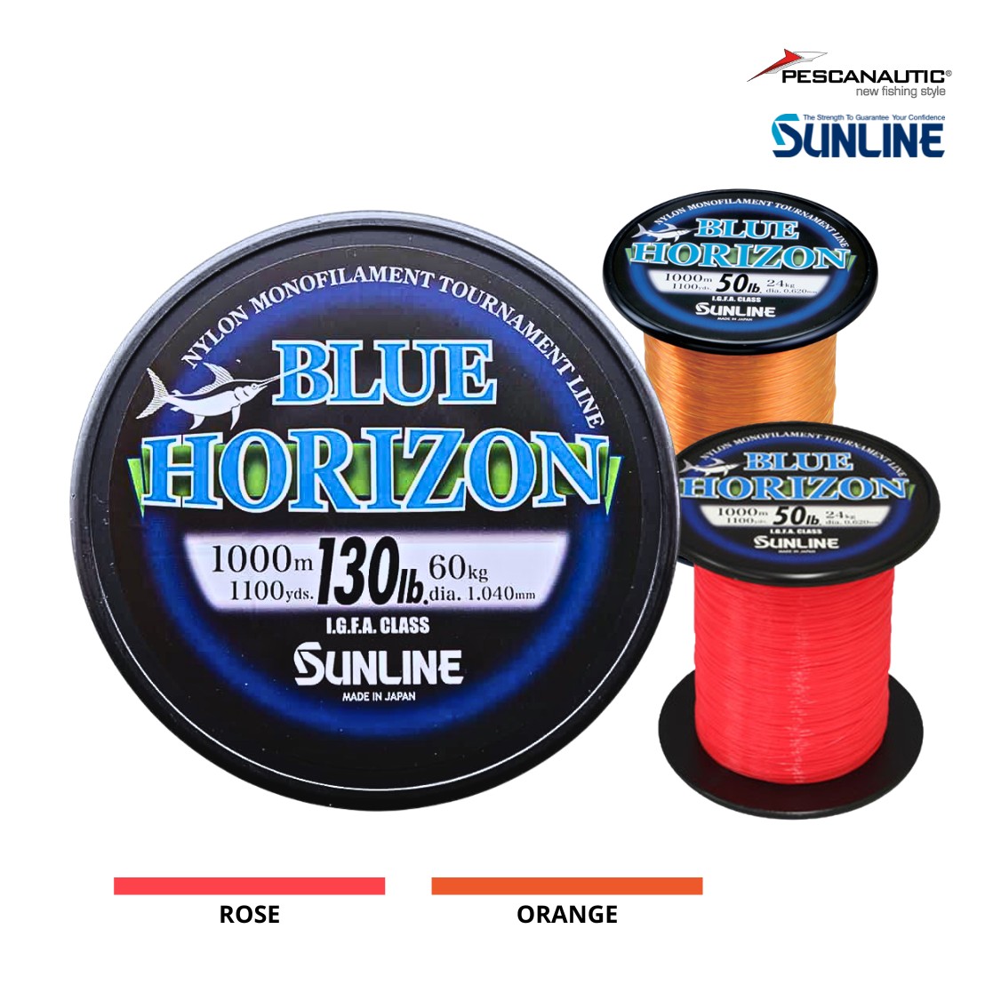 Blue Horizon 1000m Orange 30lbs (0,52mm)