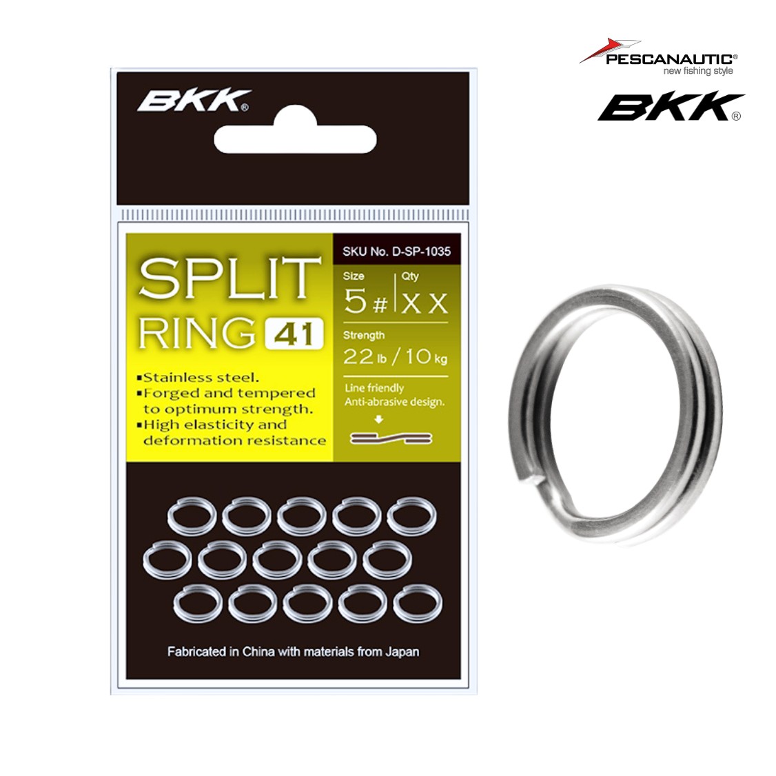 SPLIT RING 41 N°0  (4kg) (20 pièces)
