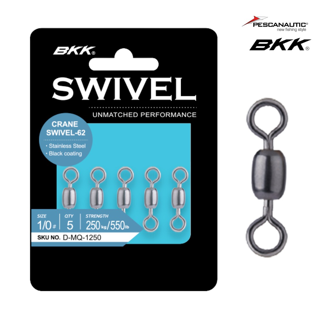 Crane Swivel-62 (Stainless Steel, Black) #1