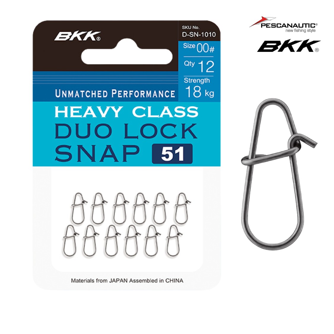 Duo Lock snap heavy n°0