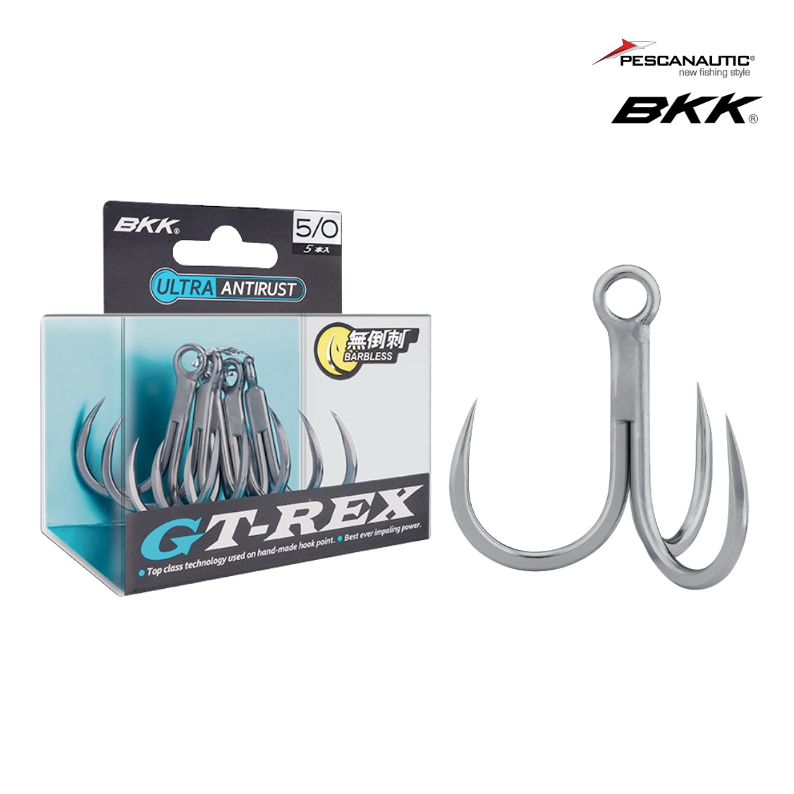 GT-REX BARBLESS #5/0