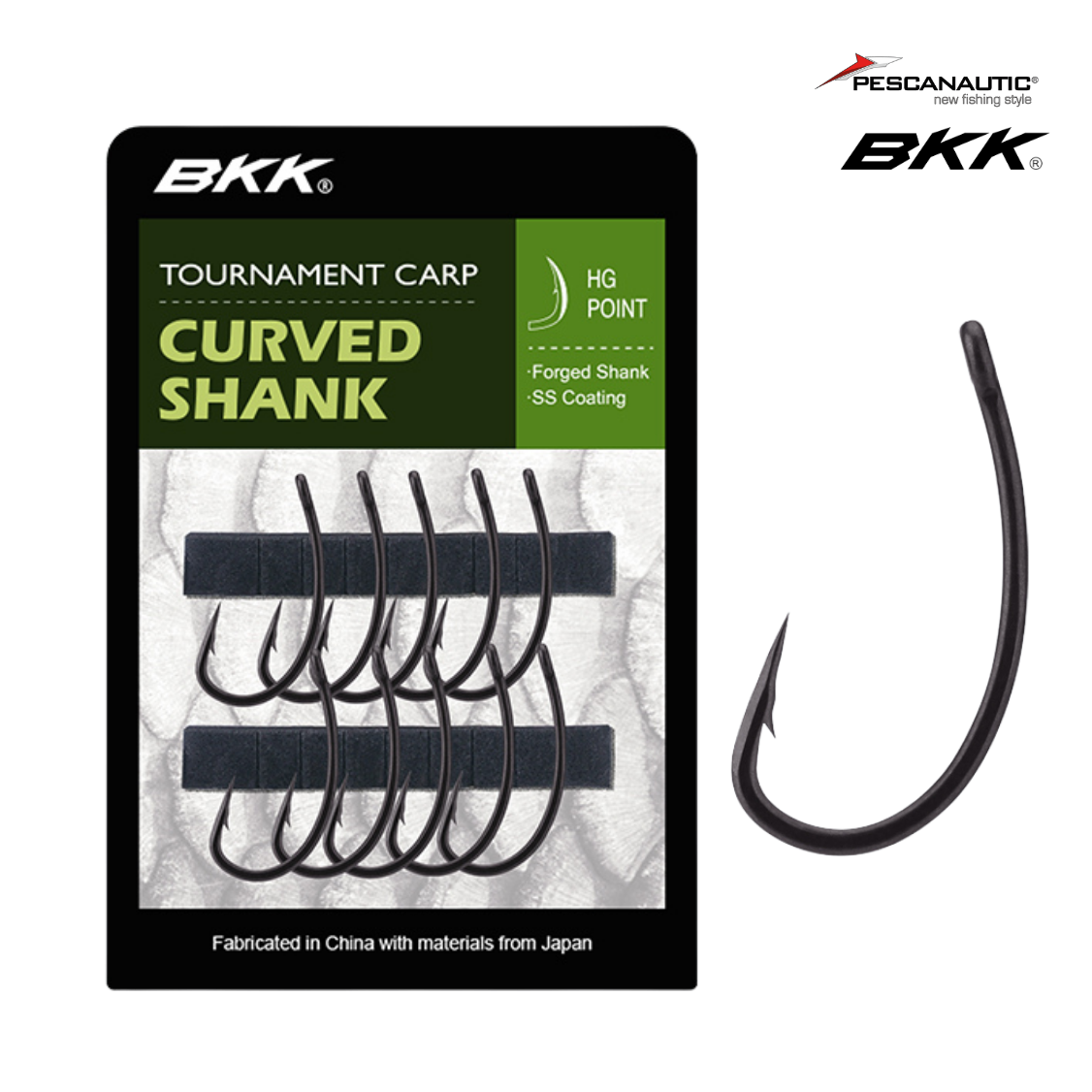 CARP CURVED SHANK HG N°6