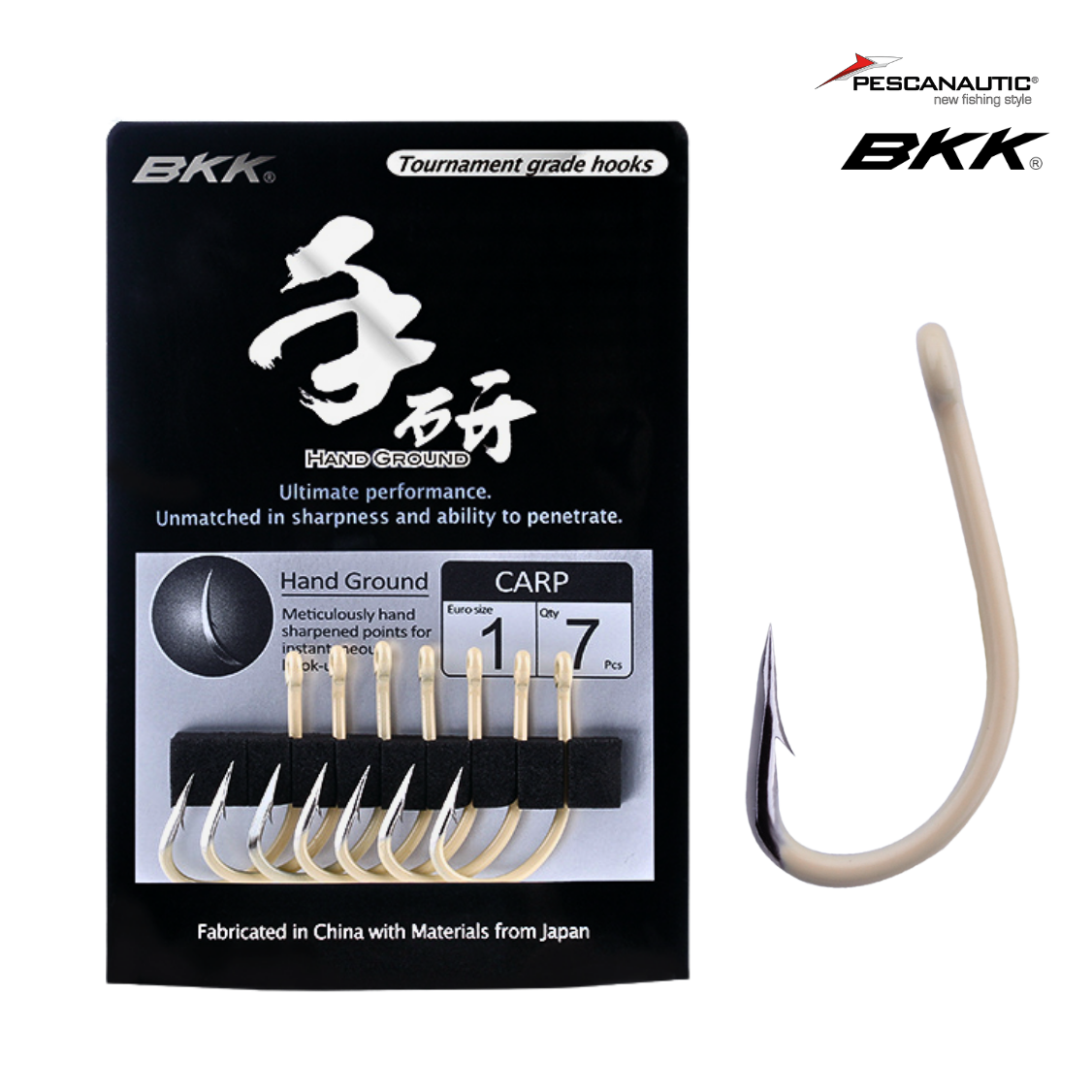 Carp Hook Hand Ground #1