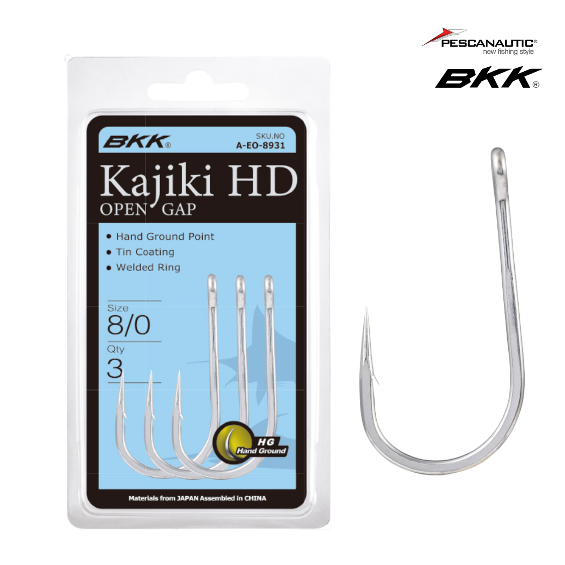 KAJIKI Trolling Open Gap HD 10/0