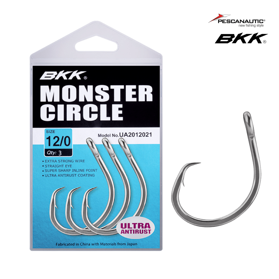 MONSTER CIRCLE UA n°10/0 ( 4 pièces)