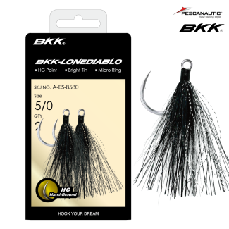 LONE DIABLO BT - Black Bucktail n°2/0