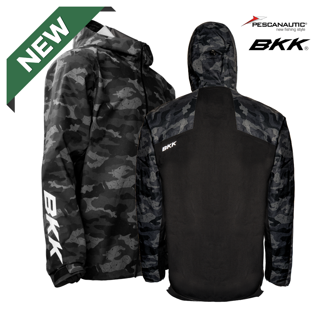 Light Rain Jacket Black/Camo S