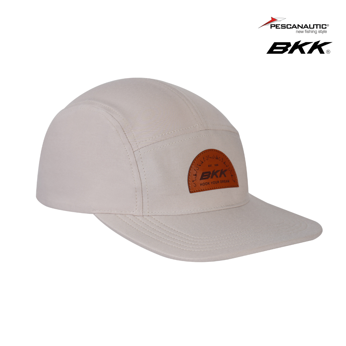 Casquette Logo Five-Panel Beige