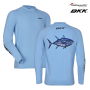 Long Sleeve Performance Shirt - Barramundi - Light Blue Taille L