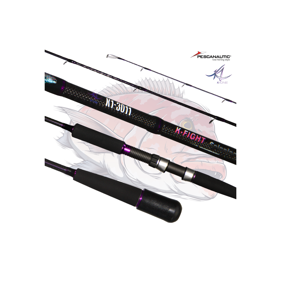 Canne K-ONE 3011S K-FIGHT Spinning ( New 2026)
