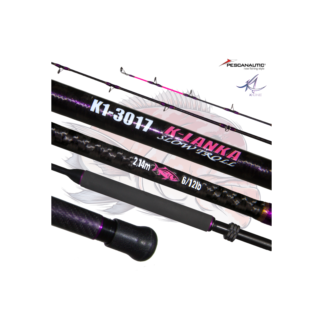 Canne K-ONE K-LANKA 6/12lbs