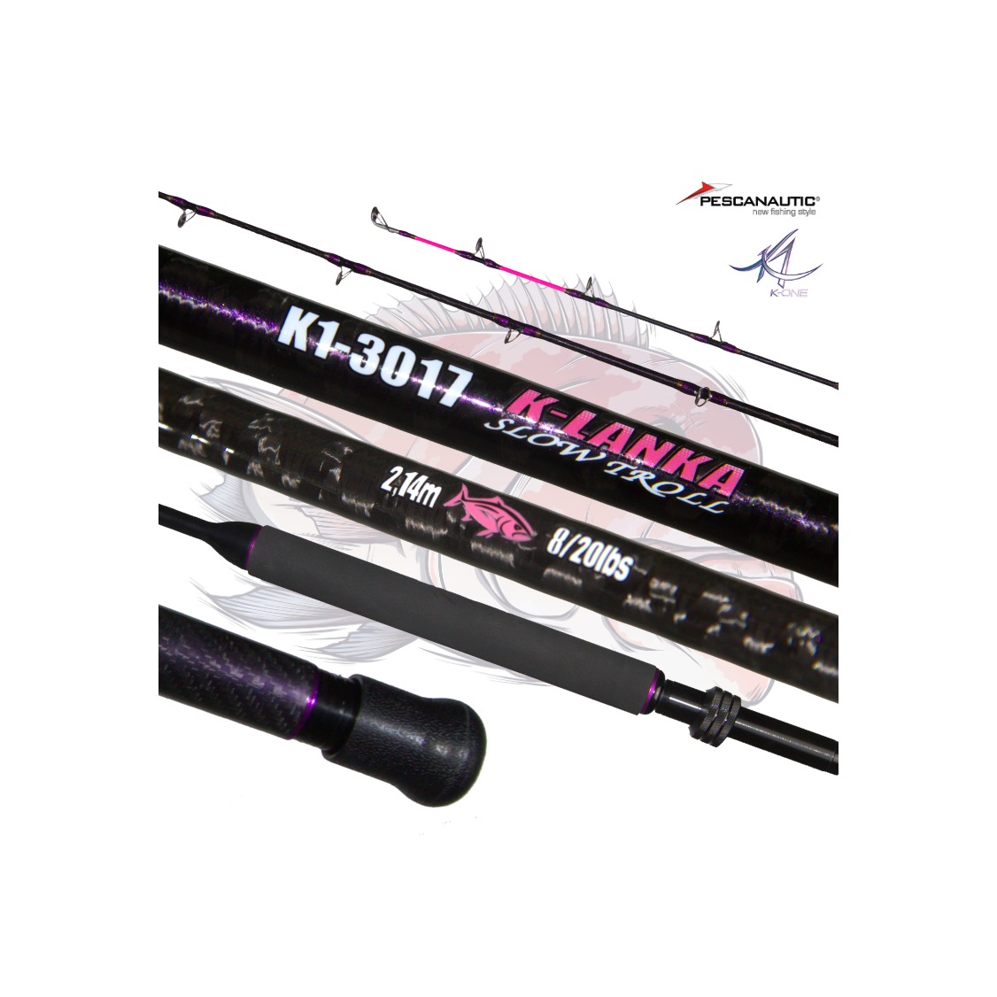 Canne K-ONE K-LANKA 8/20lbs