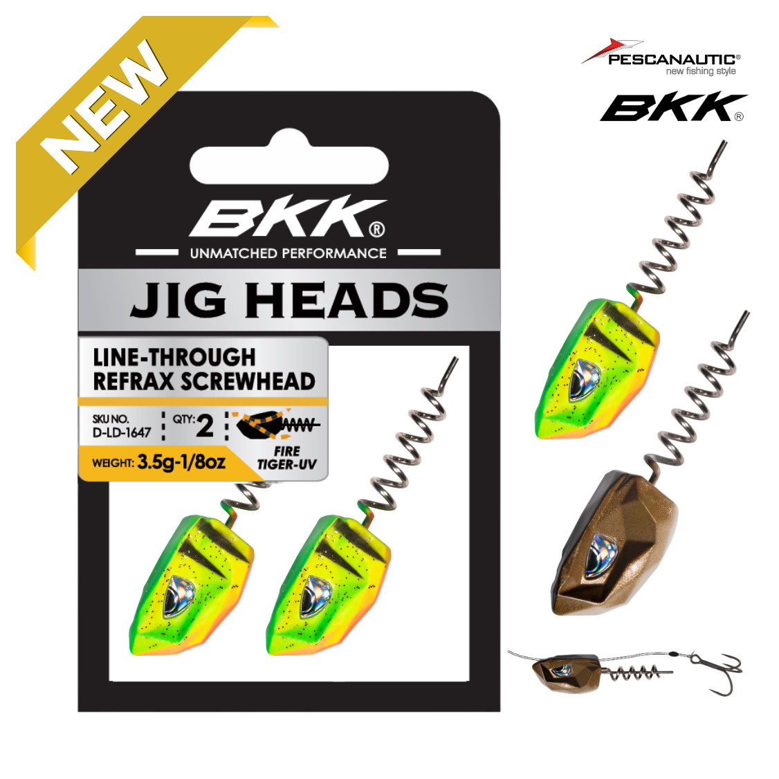 Line Through Refrax Screw Head - Ayu 3.5g