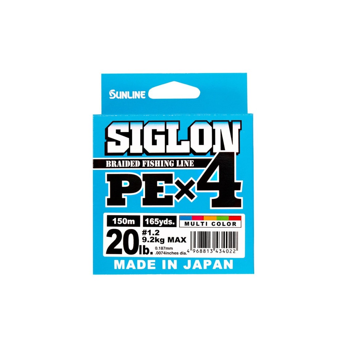SIGLON BRAID PE  4X Multicolor 200m PE 0.6 (0.132mm)
